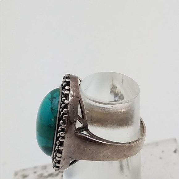 Sterling Turquoise Ring! Size 7 - Picture 4 of 7